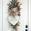Signs^Burton & Burton White Hanging Love Heart