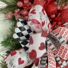 Ribbon^Reliant Ribbon White Heart Love - 2.5"X10Yd