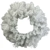 Wall Decor^Liberty Floral White Pine Wreath, 25"