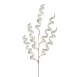 Sprays^Regency White Sequin Swirl Spray
