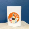 Table Decor^Happy Everything White Small Dot Mini Oval Vase By !