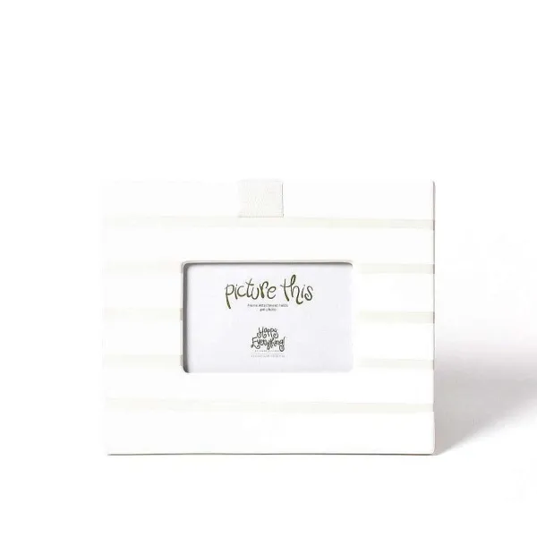 Home Accents^Happy Everything White Stripe Mini Frame By !