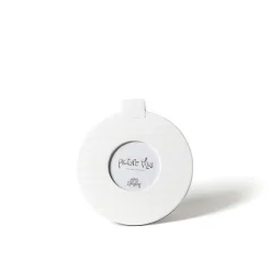 Table Decor^Happy Everything White Stripe Round Frame By !