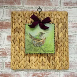 Wall Decor^The Round Top Collection Wicker Wall Display Board