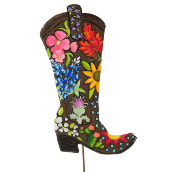 Pot Stakes^The Round Top Collection Wildflower Boot