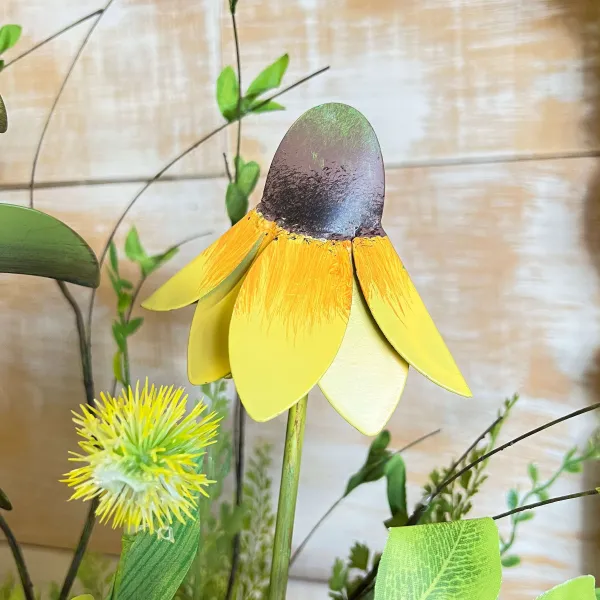 Pot Stakes^The Round Top Collection Wildflower Mexican Hat Flower Stake