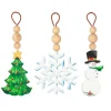 Winter^The Round Top Collection Wood Bead Holiday Ornament