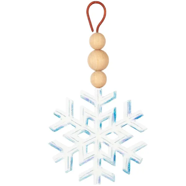 Winter^The Round Top Collection Wood Bead Holiday Ornament