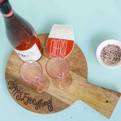Spring Happy Everything^Happy Everything Wooden Mini Serving Board By !