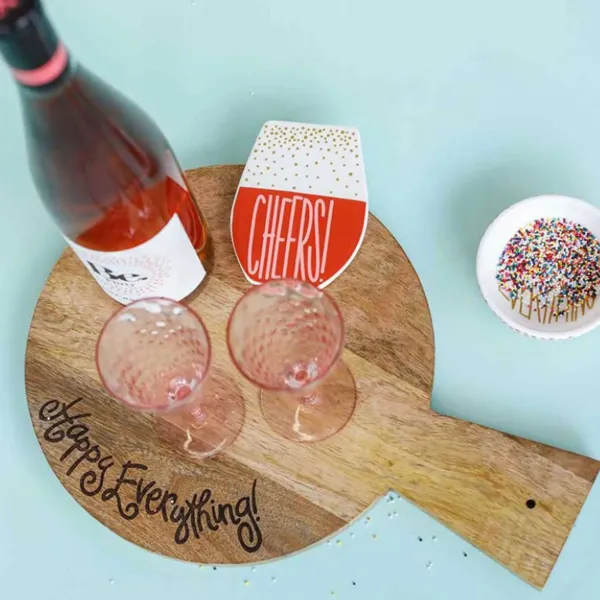 Spring Happy Everything^Happy Everything Wooden Mini Serving Board By !