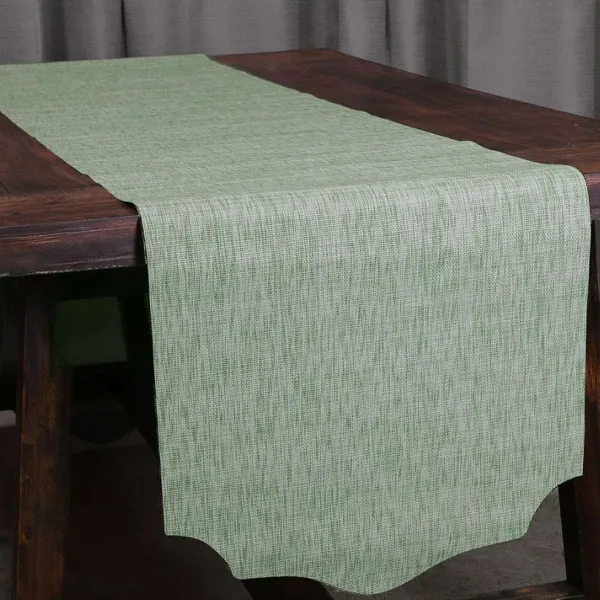 Table Decor^Beatriz Ball Woven Runner, Green