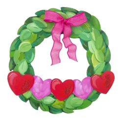 Hanging Decor^The Round Top Collection Wreath Banner And Ribbon Display