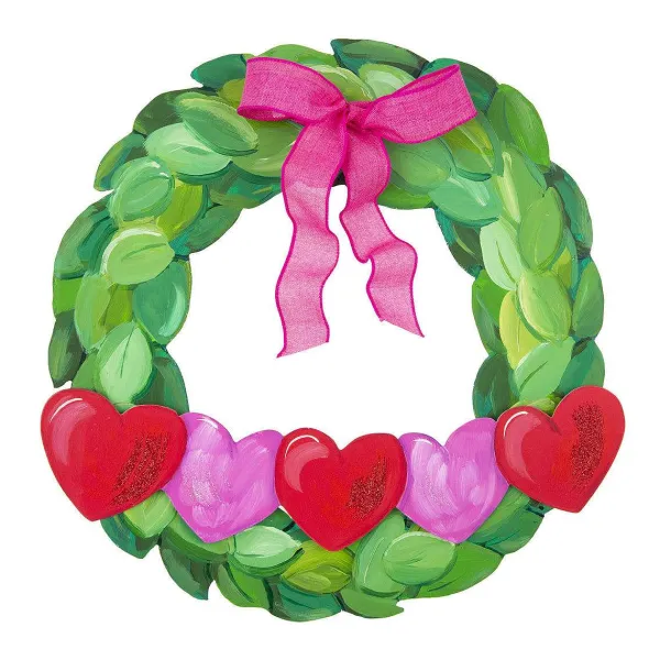 St. Patrick's Day^The Round Top Collection Wreath Banner And Ribbon Display