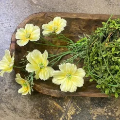 Floral Decor^Liberty Floral Yellow Cosmo Spray