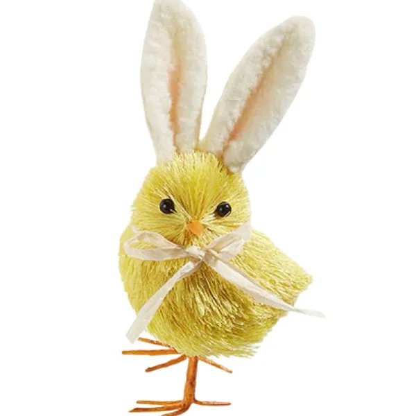 Table Decor^RAZ Yellow Easter Chick With Bunny Ears
