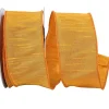 Ribbon^Reliant Ribbon Yellow Gold Dupioni Ribbon, 2.5" X 20Yd
