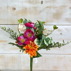 Floral Decor^CRI Zinnia Mixed Bouquet
